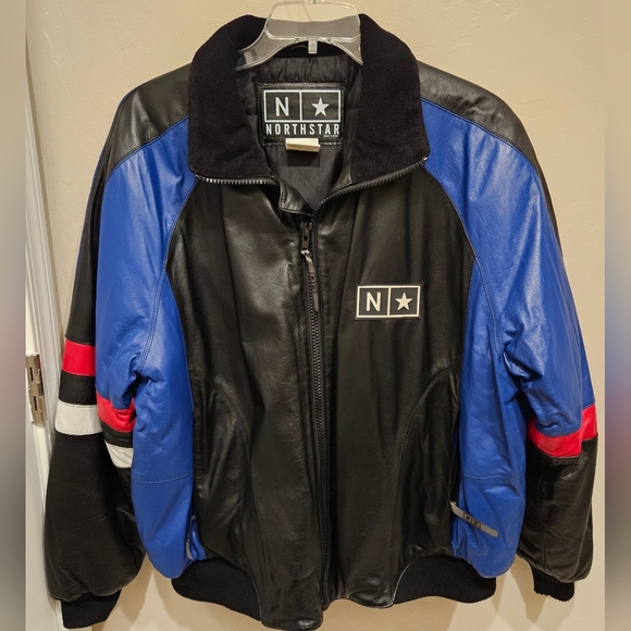 Vintage Leather North Star Northstar Snowmobile Jacket Coat Men’s Size Large - Picture 1 of 10